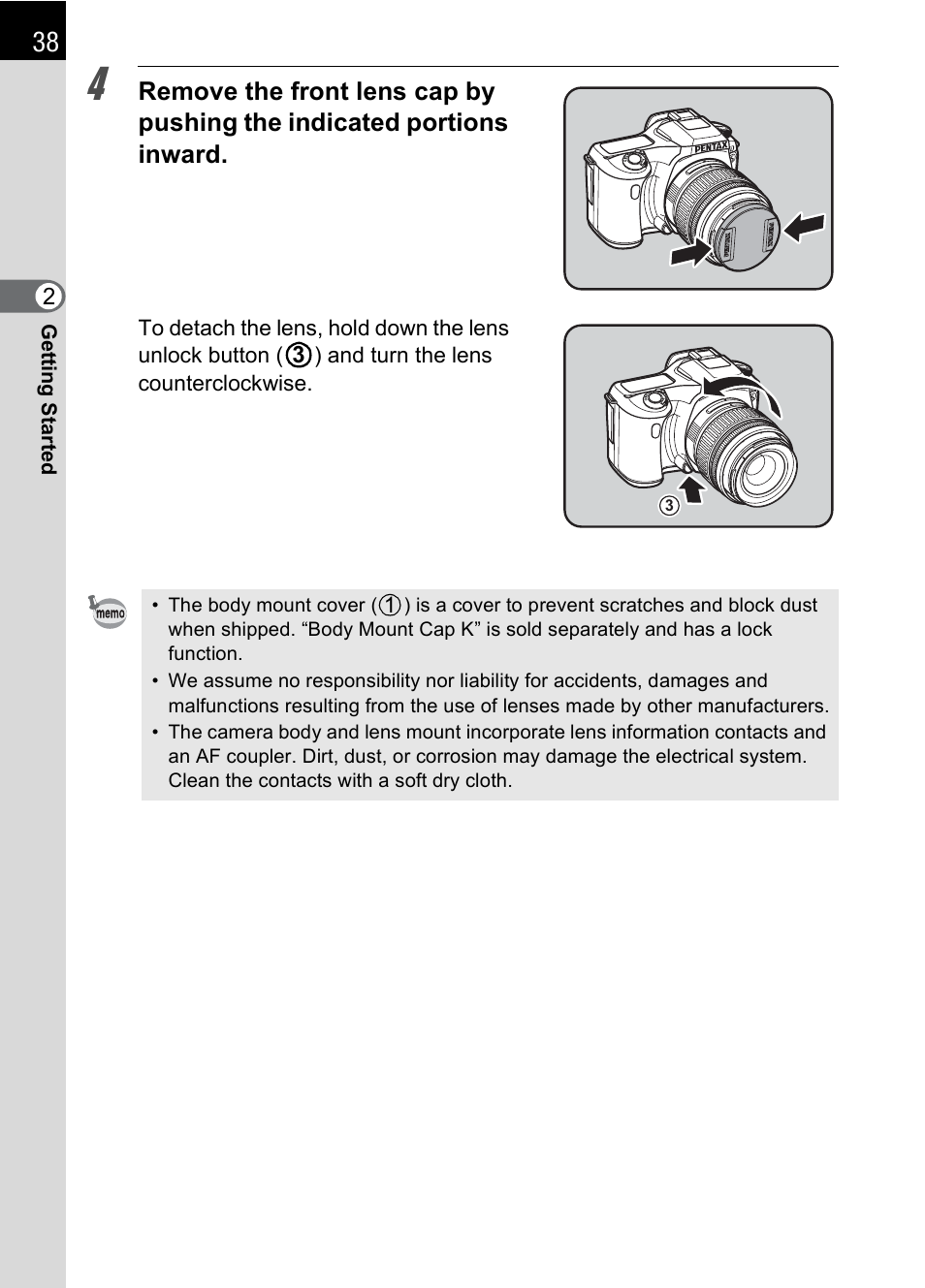 Pentax *ist IST DS User Manual | Page 40 / 208