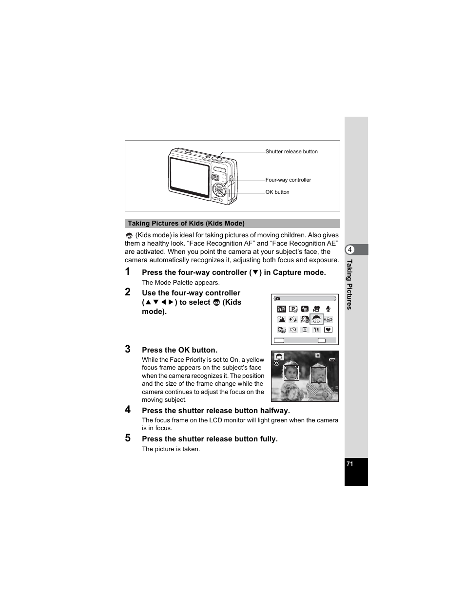 Pentax OPTIO A40 User Manual | Page 73 / 215