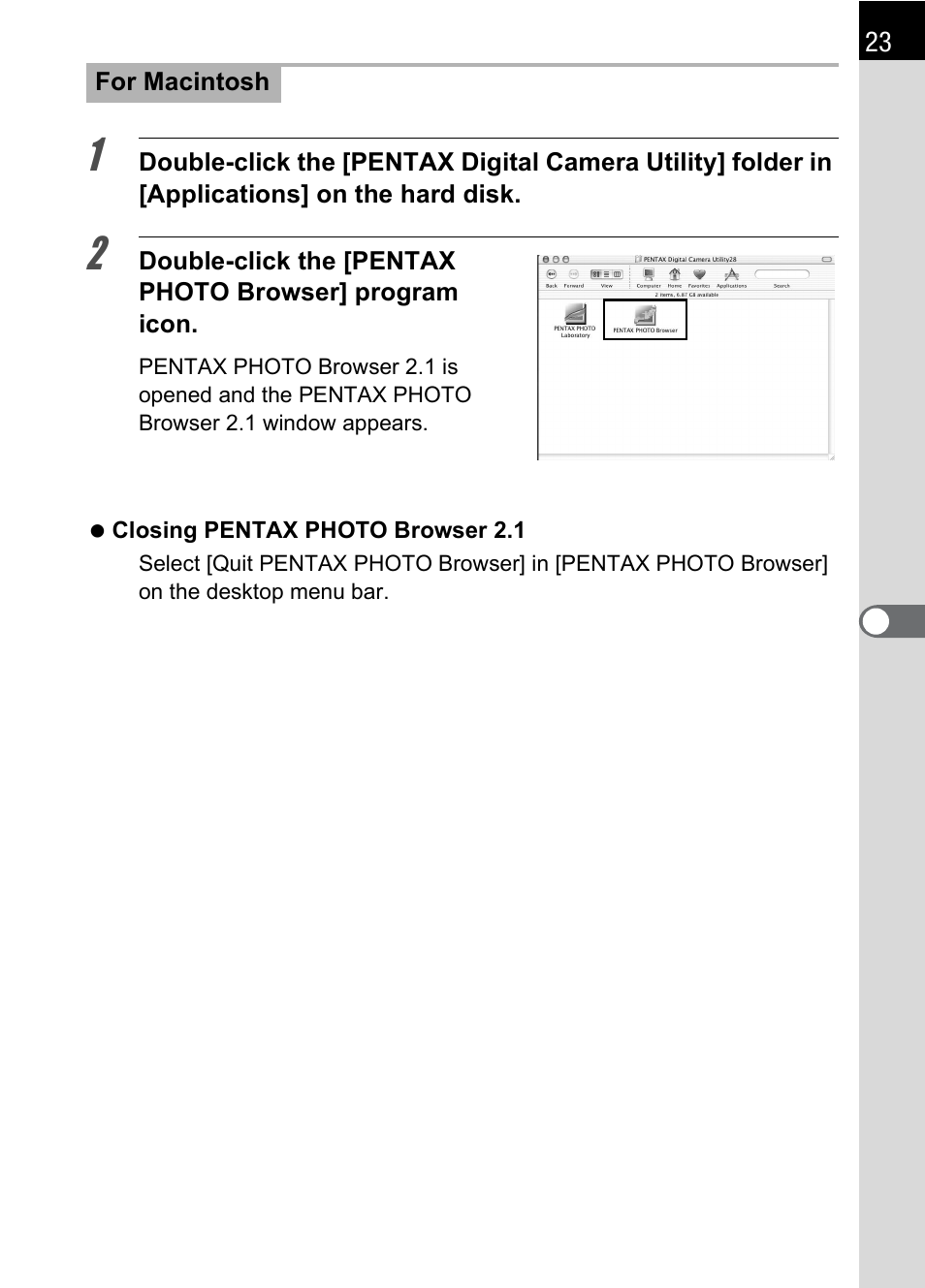 Pentax 2.1 User Manual | Page 25 / 104