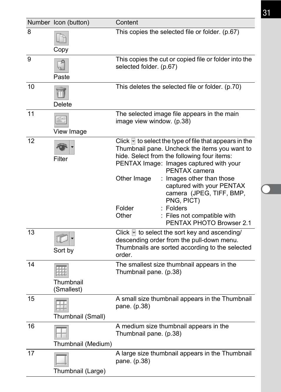 Pentax 2.1 User Manual | Page 33 / 104