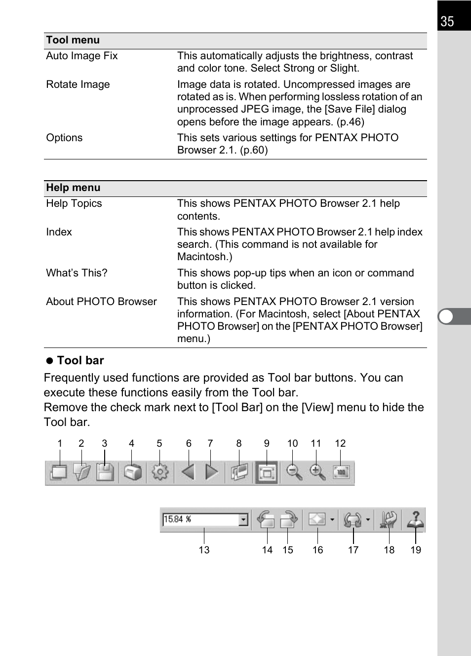 Pentax 2.1 User Manual | Page 37 / 104