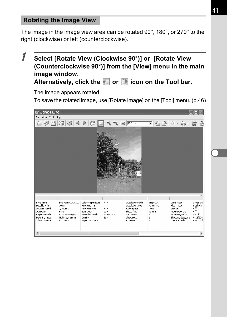 P.41) | Pentax 2.1 User Manual | Page 43 / 104