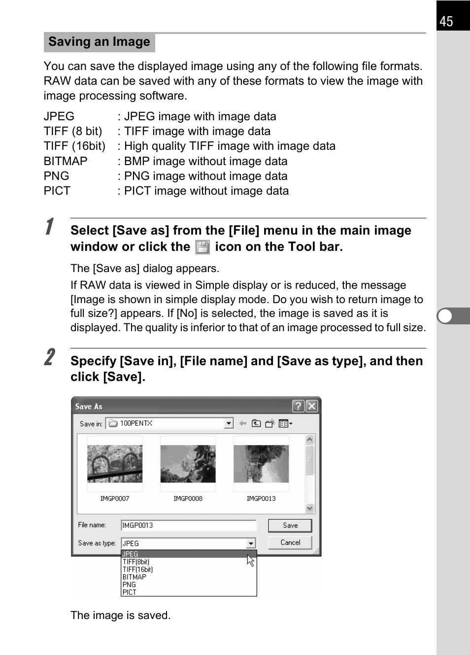 At. (p.45 | Pentax 2.1 User Manual | Page 47 / 104