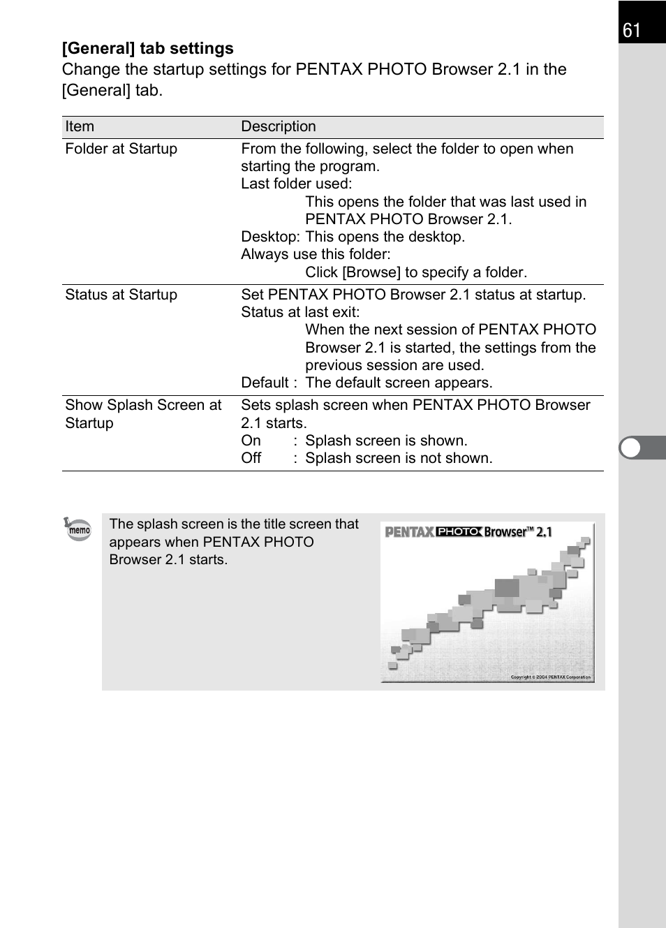 Pentax 2.1 User Manual | Page 63 / 104