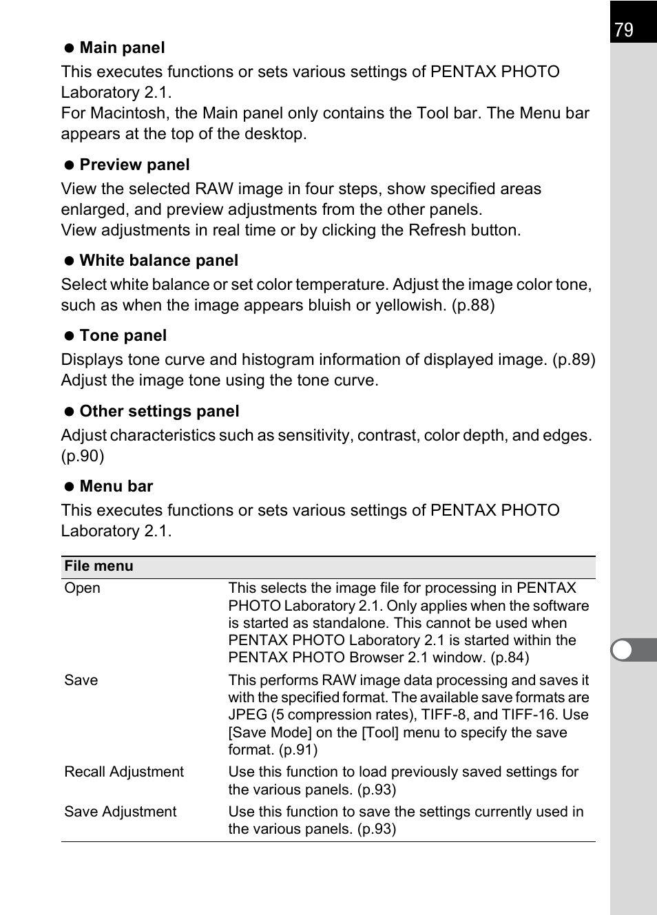 Pentax 2.1 User Manual | Page 81 / 104
