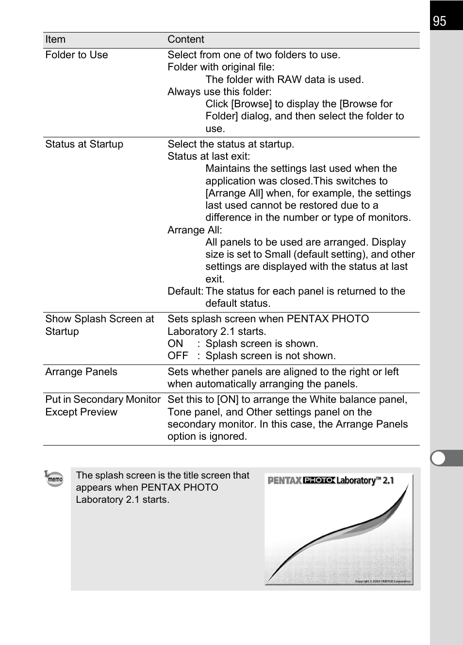 Pentax 2.1 User Manual | Page 97 / 104