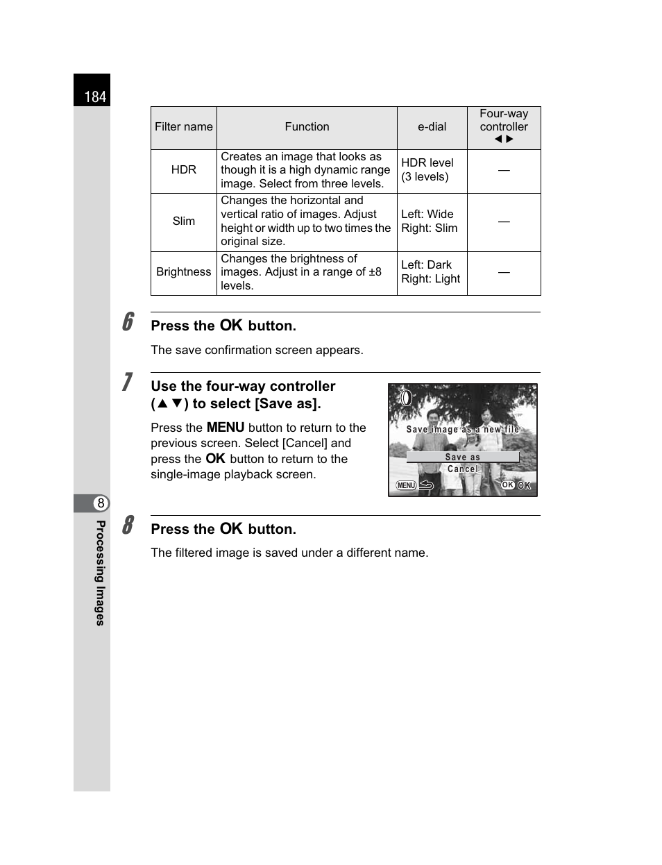 Pentax K200D User Manual | Page 186 / 266