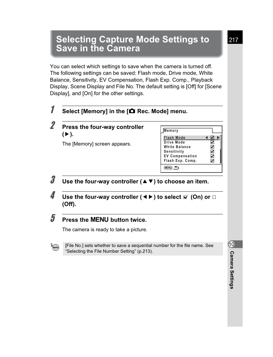Pentax K200D User Manual | Page 219 / 266