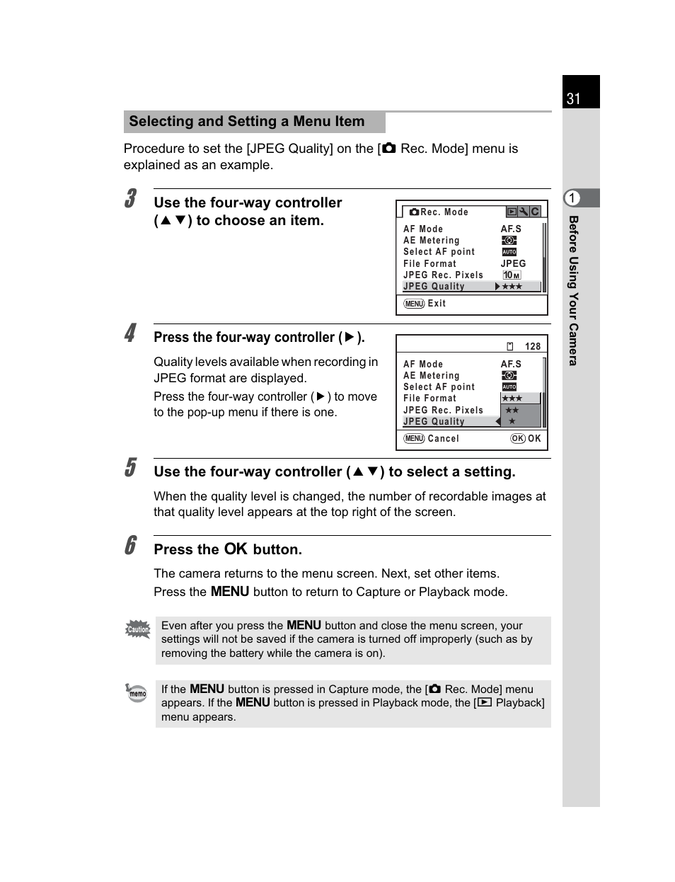 Pentax K200D User Manual | Page 33 / 266