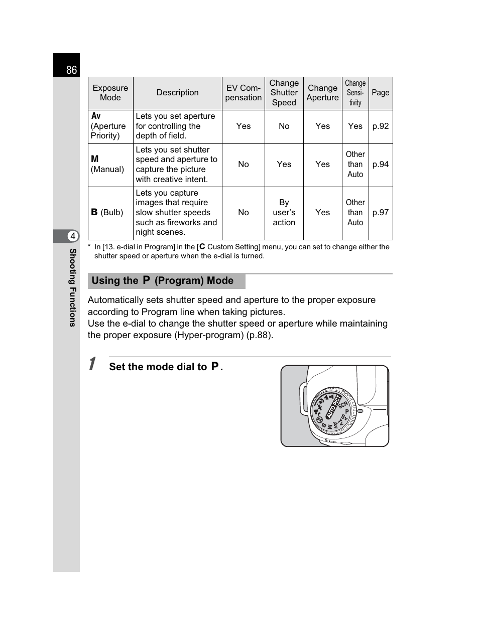 Pentax K200D User Manual | Page 88 / 266