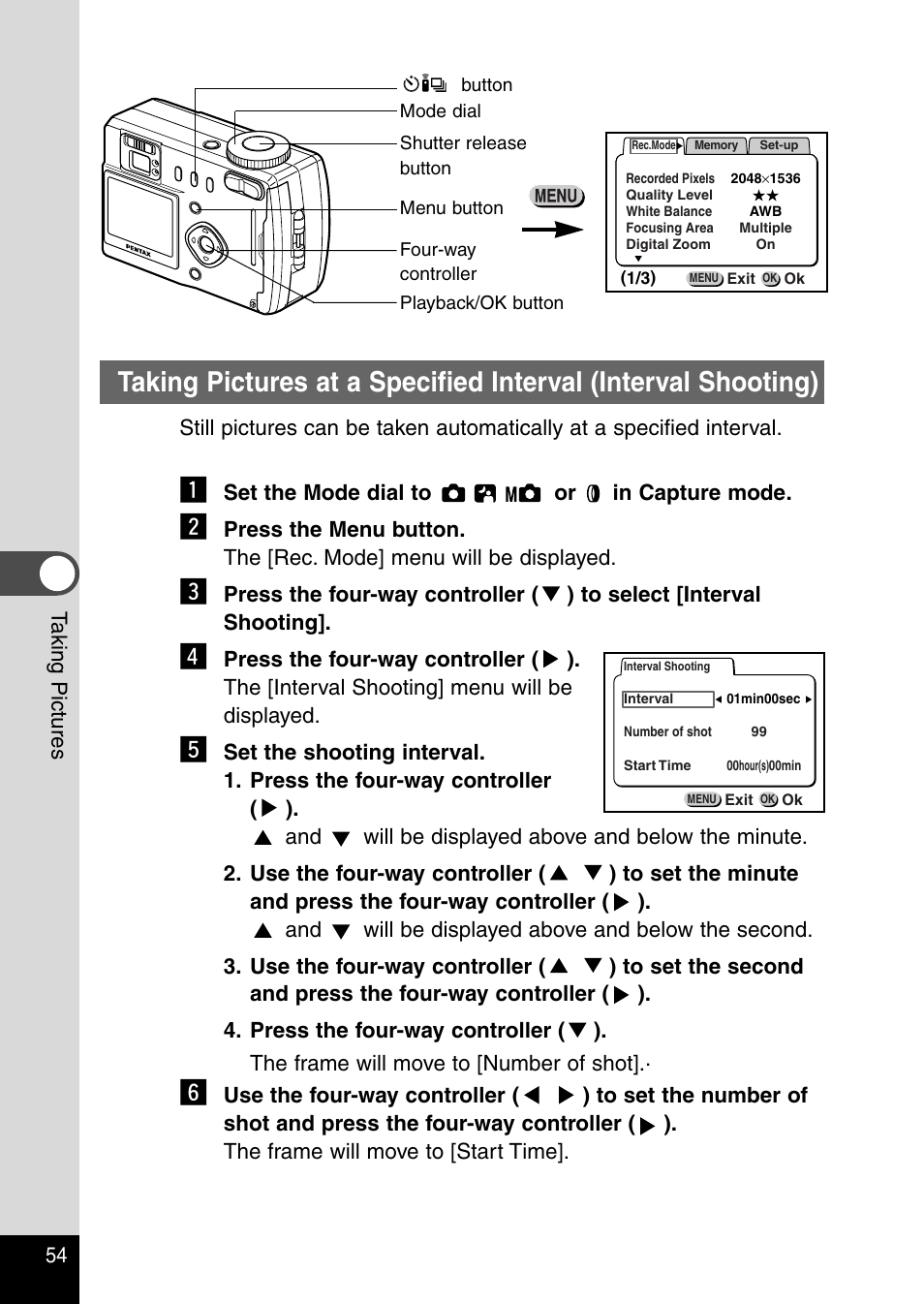 Pentax Optio 330RS User Manual | Page 56 / 138
