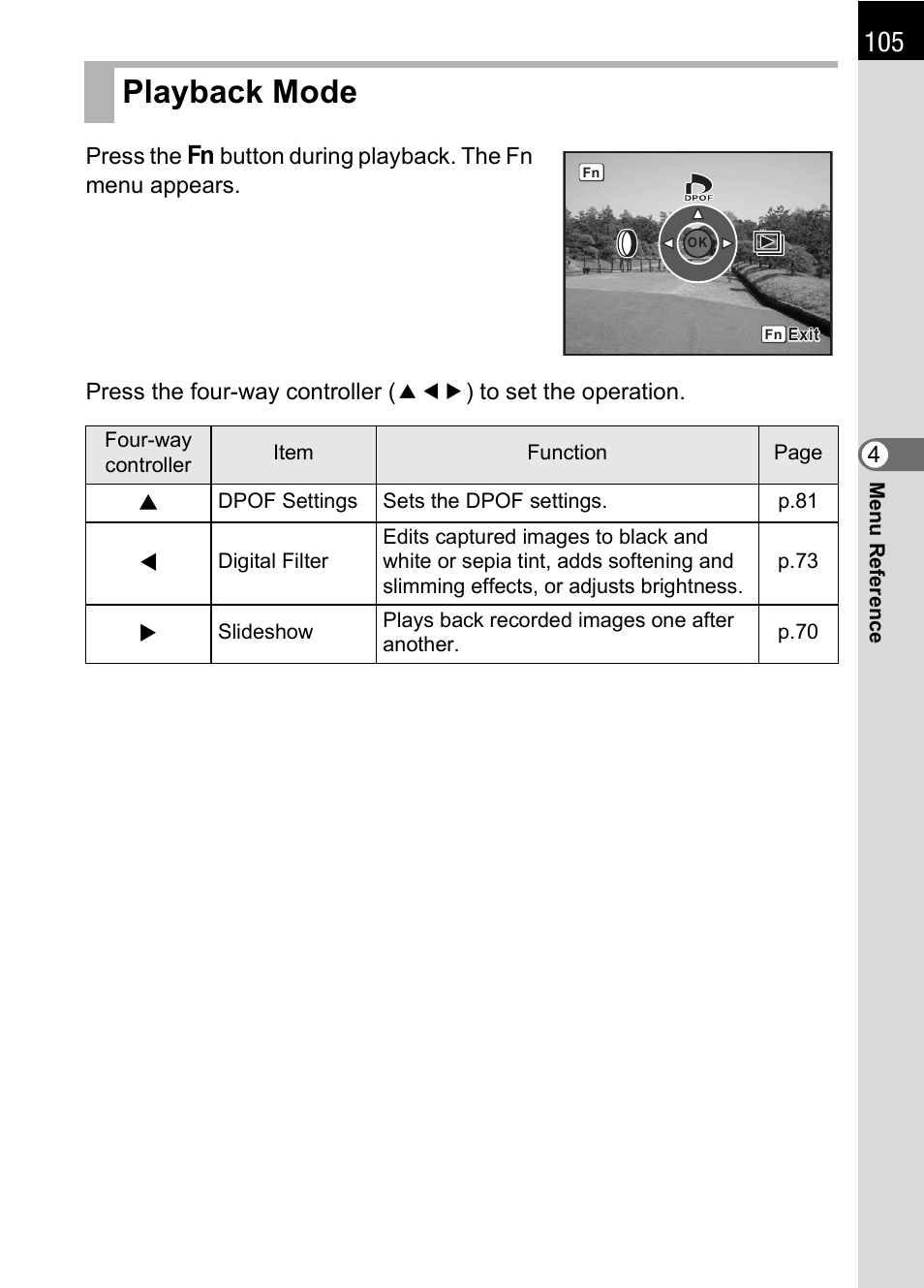 Playback mode | Pentax * istDL2 User Manual | Page 107 / 215