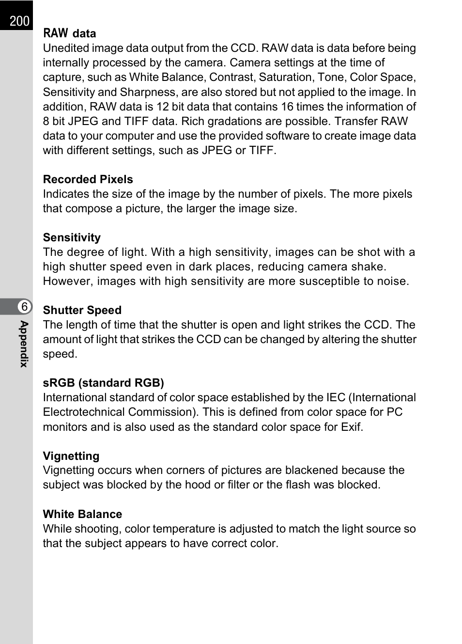 Pentax * istDL2 User Manual | Page 202 / 215