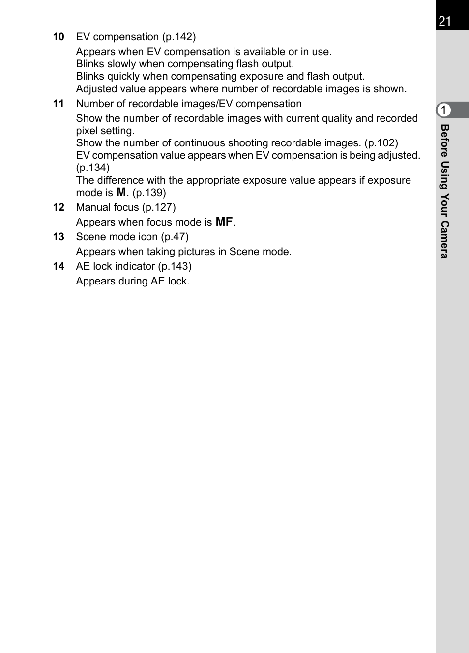 Pentax * istDL2 User Manual | Page 23 / 215