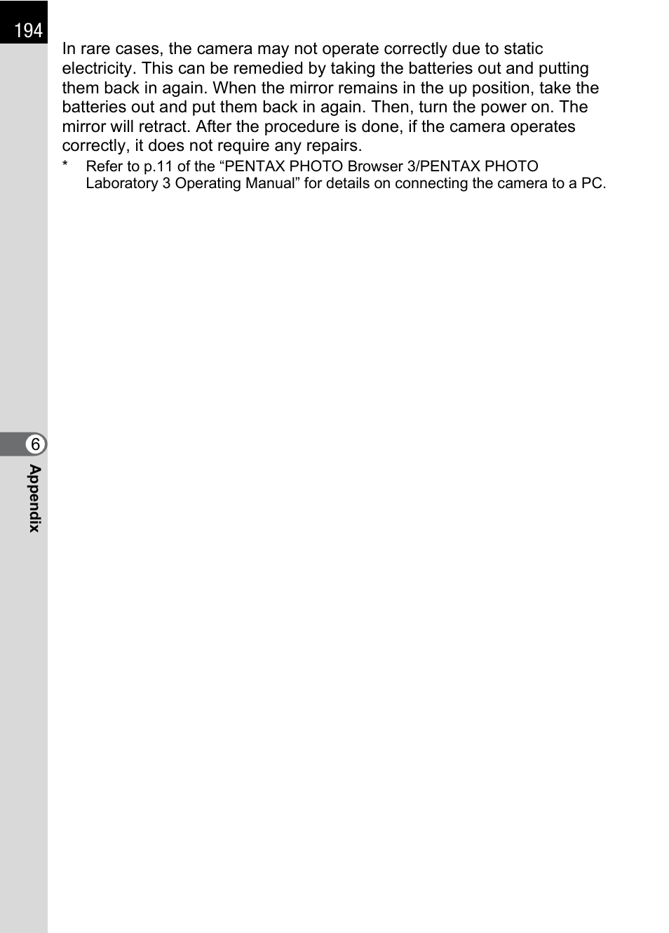 Pentax K110D User Manual | Page 196 / 216