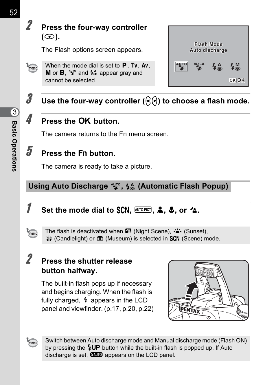 Pentax K110D User Manual | Page 54 / 216
