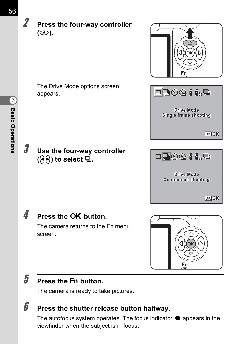 Pentax K110D User Manual | Page 58 / 216