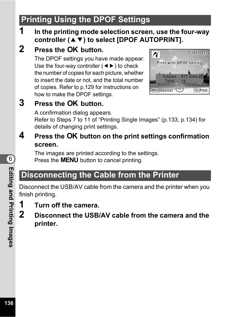 2 press the 4 button, 3 press the 4 button, 1 turn off the camera | Press the 4 button, Turn off the camera | Pentax Optio E60 User Manual | Page 138 / 181