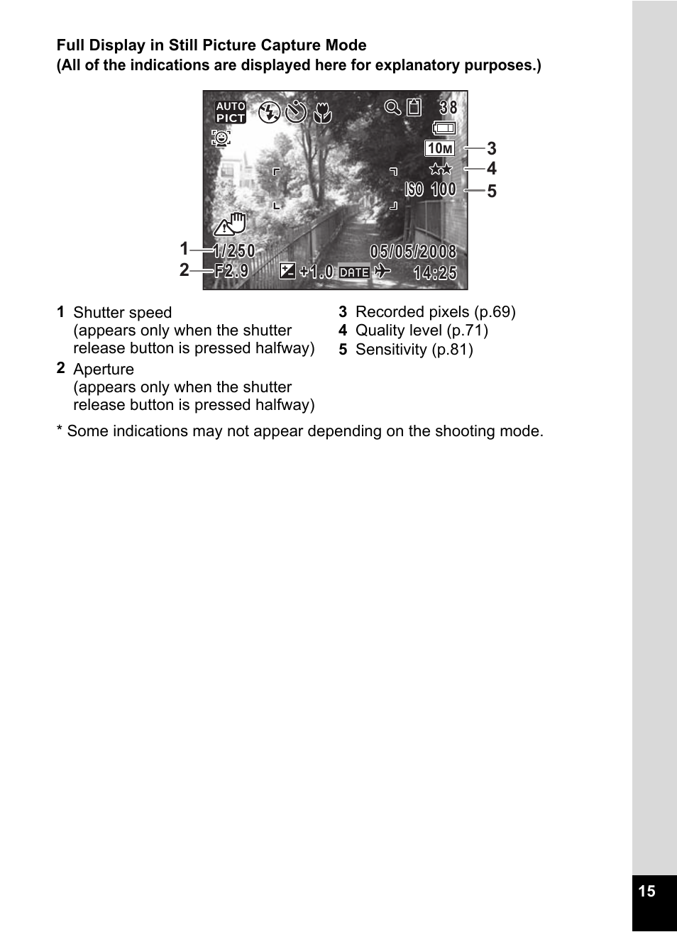 Pentax Optio E60 User Manual | Page 17 / 181