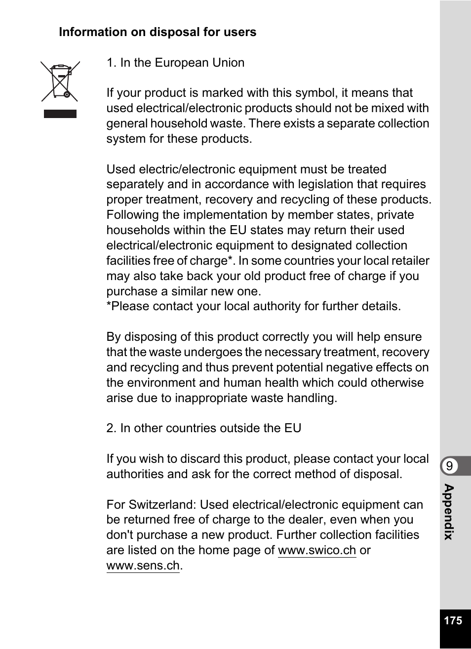 Pentax Optio E60 User Manual | Page 177 / 181