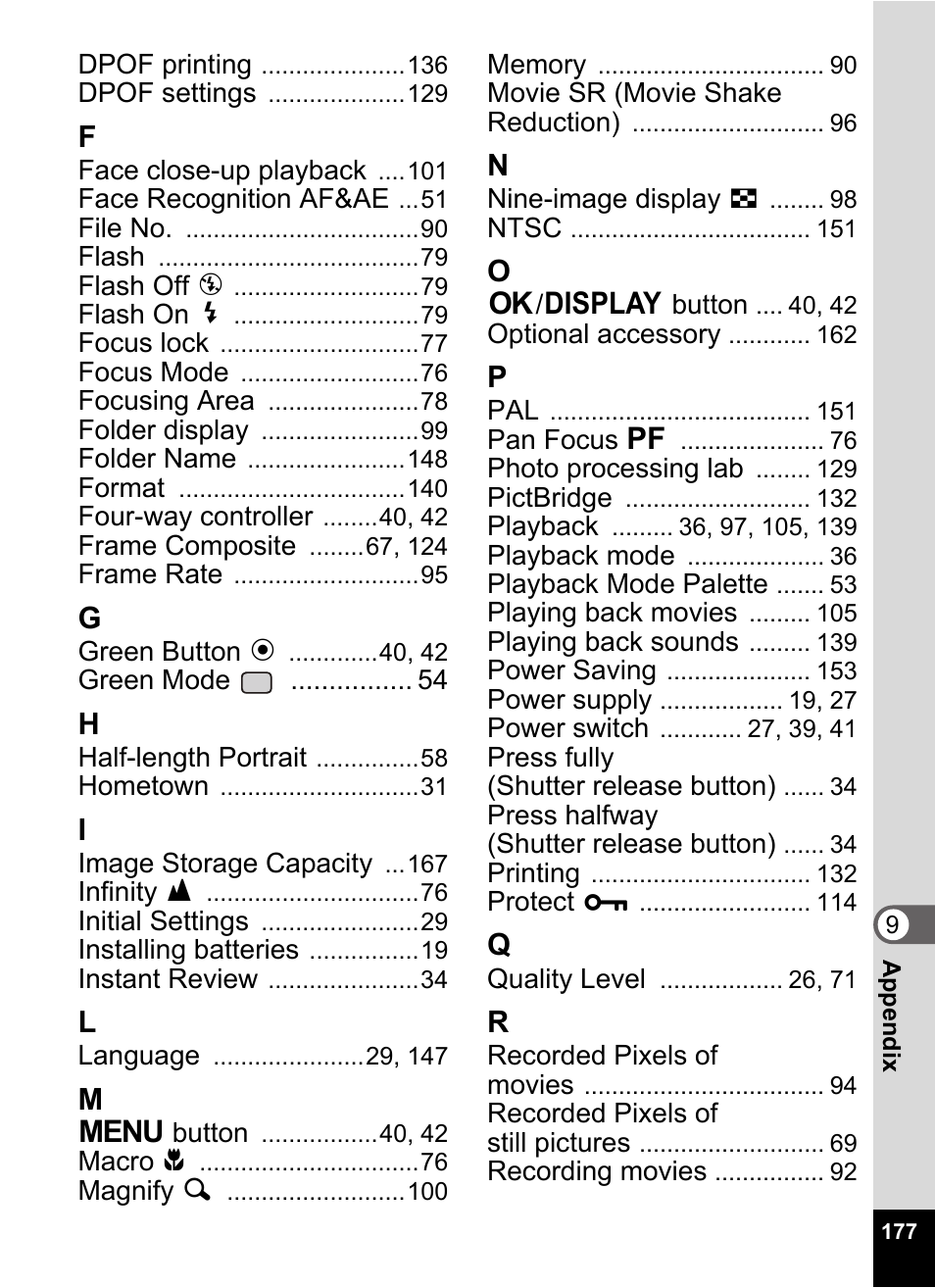 Pentax Optio E60 User Manual | Page 179 / 181