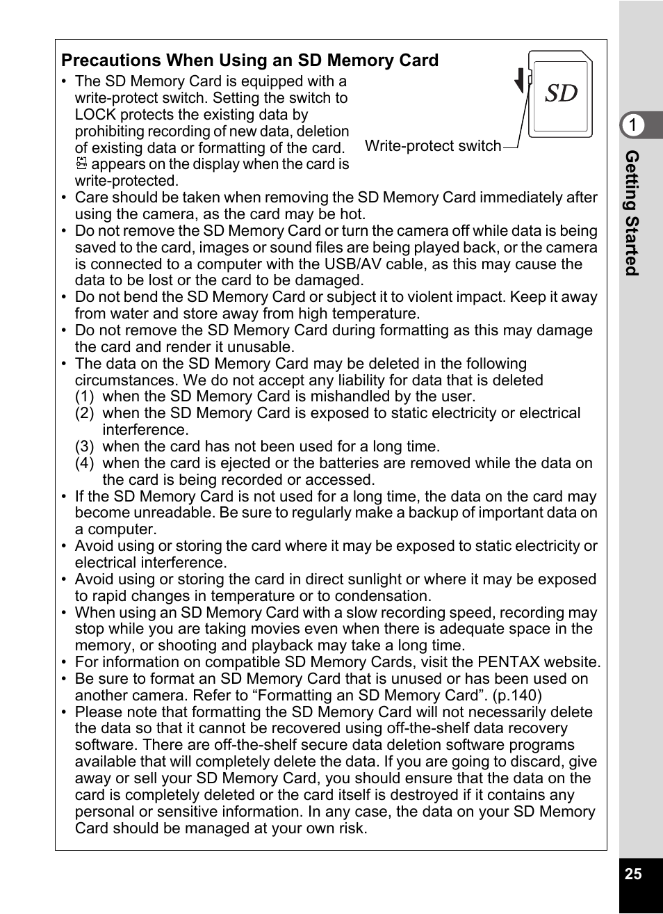 Pentax Optio E60 User Manual | Page 27 / 181