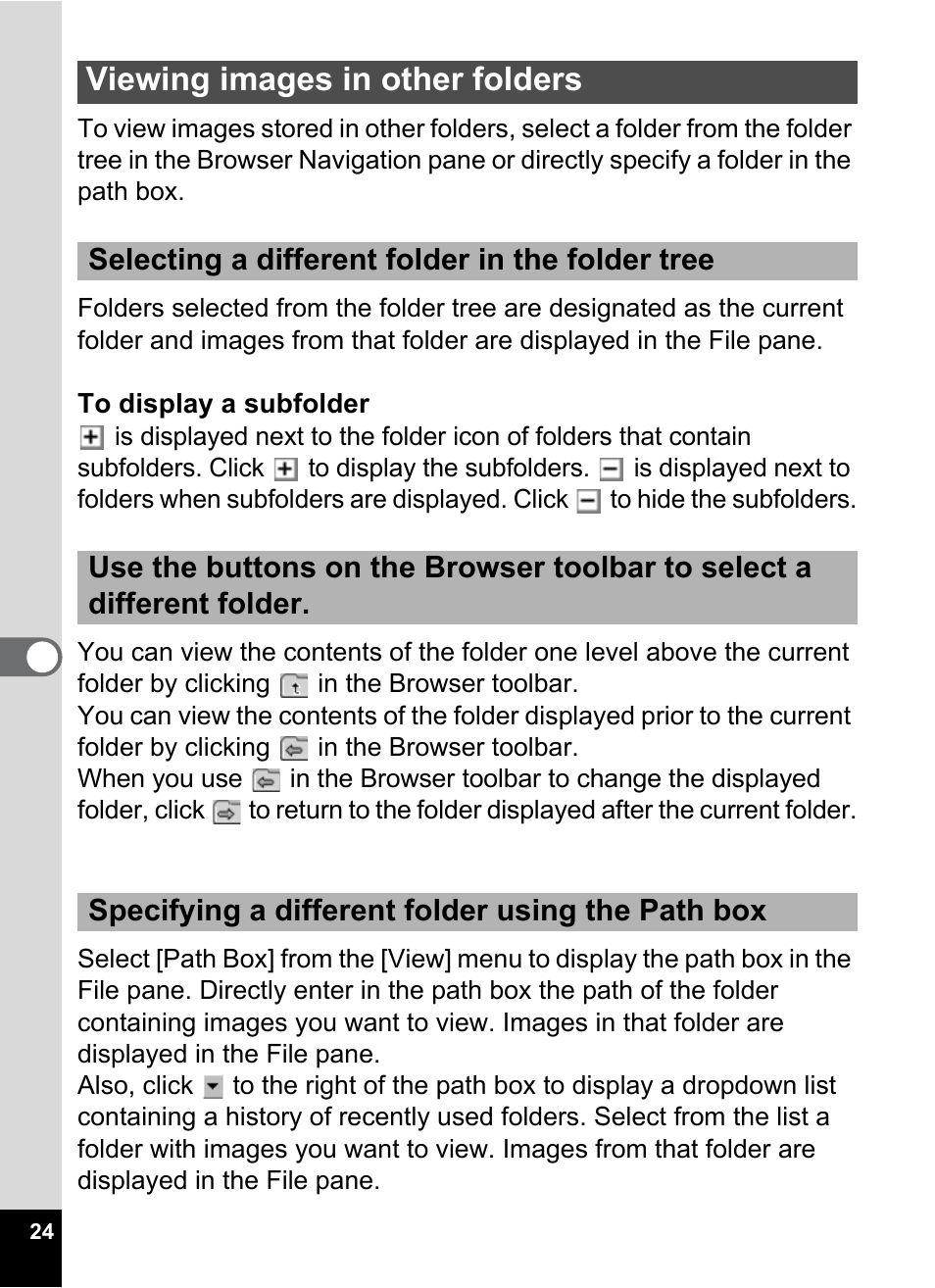 Viewing images in other folders | Pentax Optio S4 User Manual | Page 26 / 38
