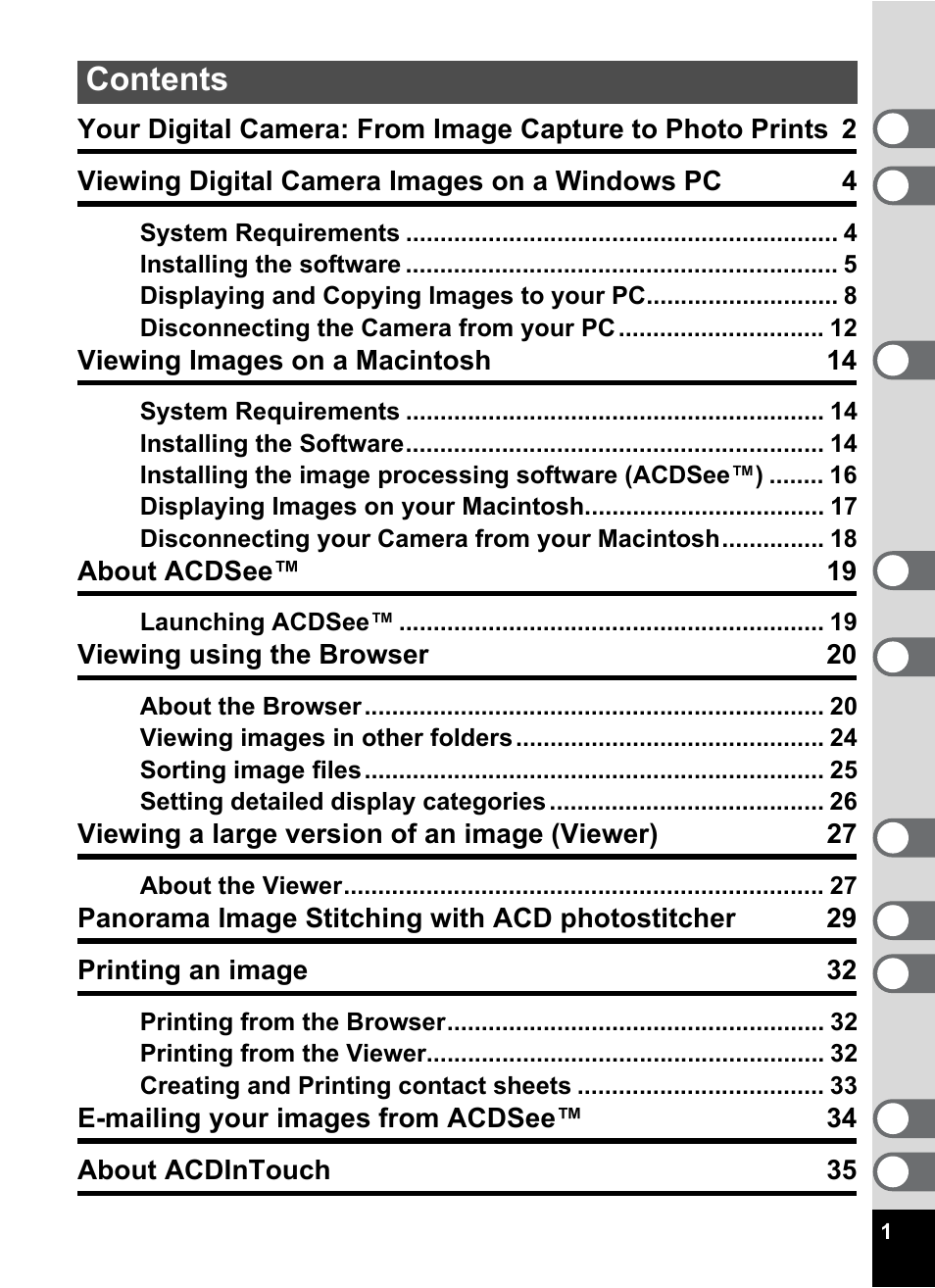 Pentax Optio S4 User Manual | Page 3 / 38