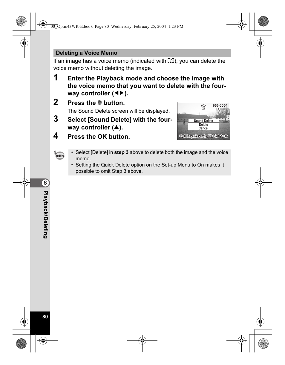 Pentax Optio 43WR User Manual | Page 82 / 128