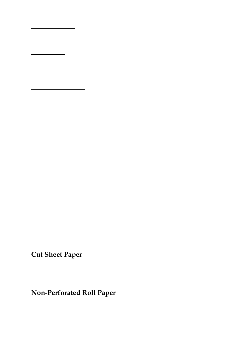 Cut sheet paper, Non-perforated roll paper, Density modes 2-ply modes form feed modes | Selecting media, Cut sheet paper non-perforated roll paper, Density modes, Ply mode, Form feed modes, Page 10 | Pentax PocketJet 3 User Manual | Page 20 / 98