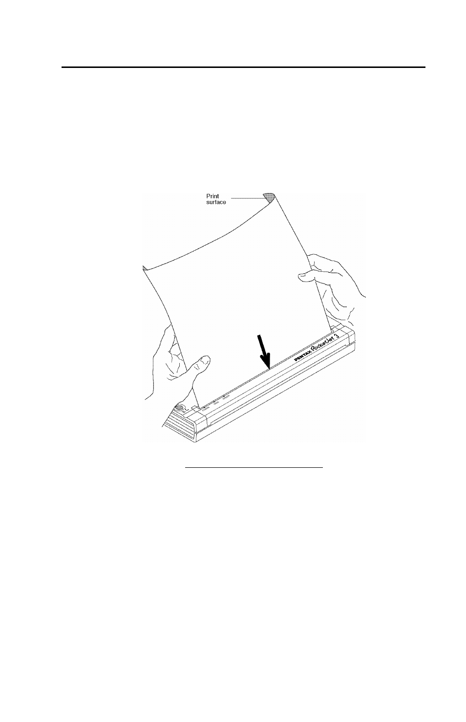 Chapter 3 – tips on using paper, Inserting paper, Chapter 3 - tips on using paper | Pentax PocketJet 3 User Manual | Page 53 / 98