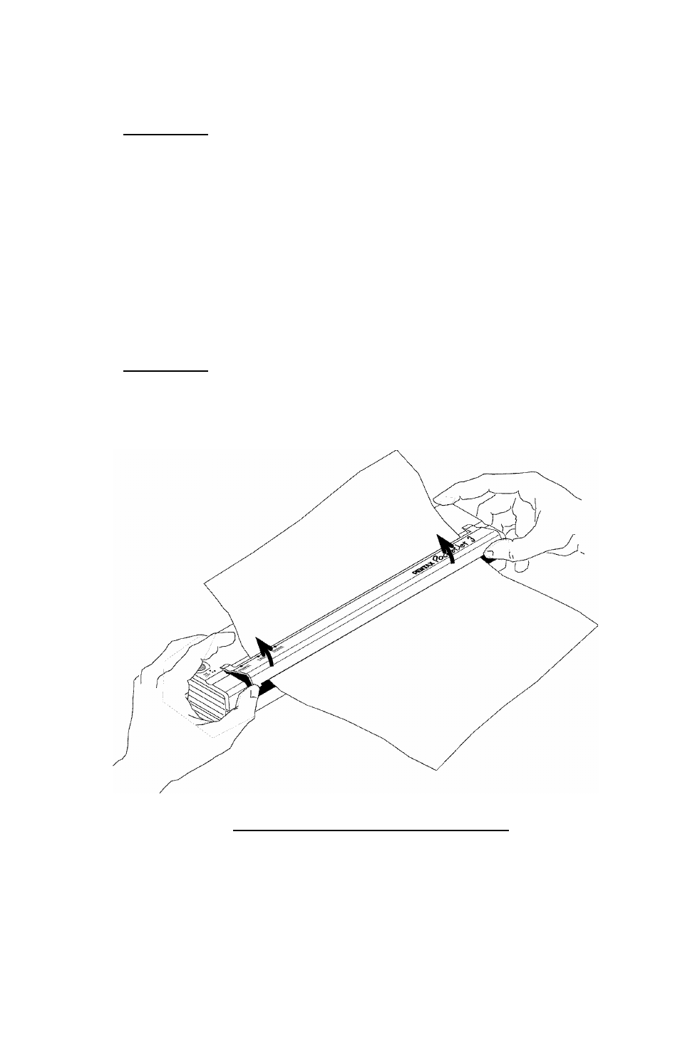 Clearing a paper jam, Method 1 method 2 | Pentax PocketJet 3 User Manual | Page 55 / 98