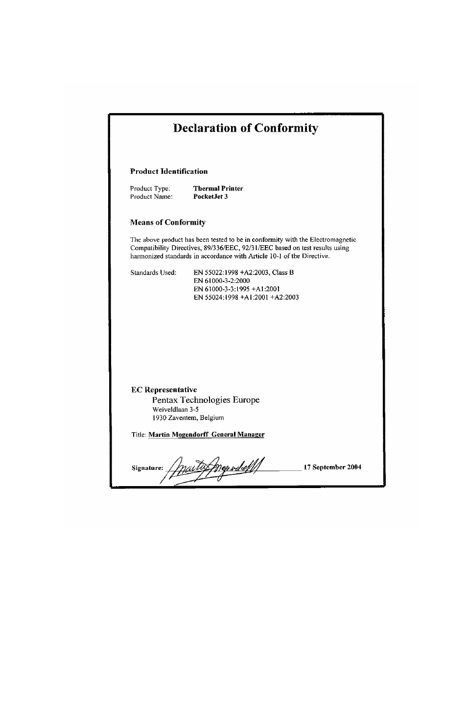 Pentax PocketJet 3 User Manual | Page 77 / 98