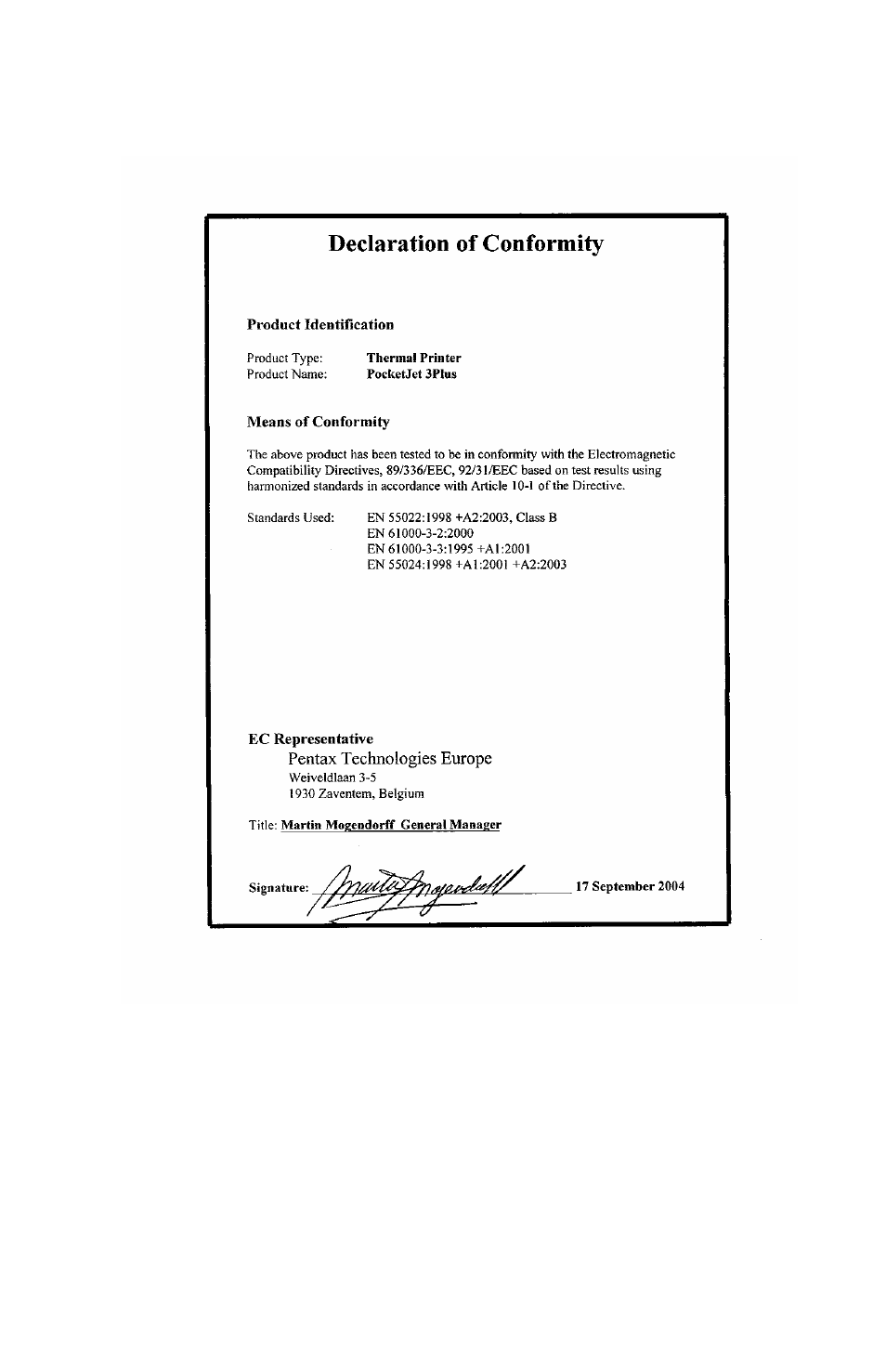 Pentax PocketJet 3 User Manual | Page 79 / 98