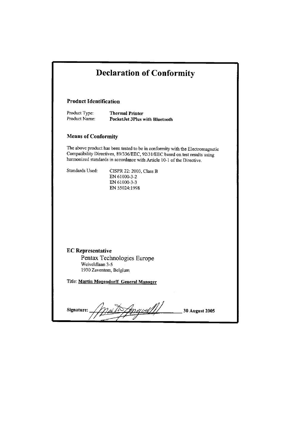 Pentax PocketJet 3 User Manual | Page 83 / 98