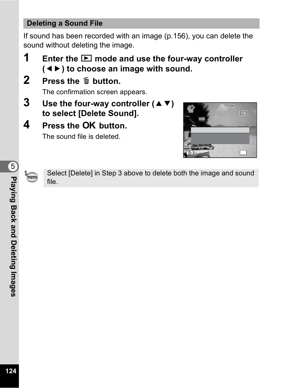 Press the i button, Press the 4 button | Pentax Optio W10 User Manual | Page 126 / 208