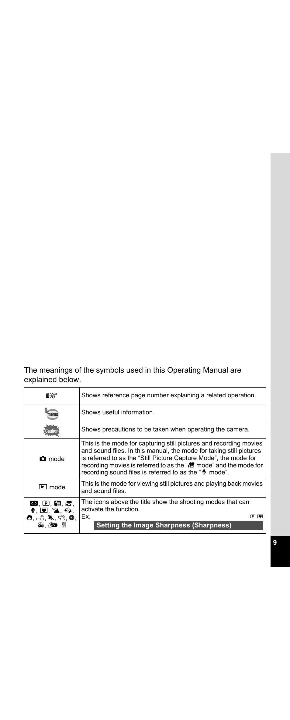 Pentax Optio E30 User Manual | Page 11 / 161