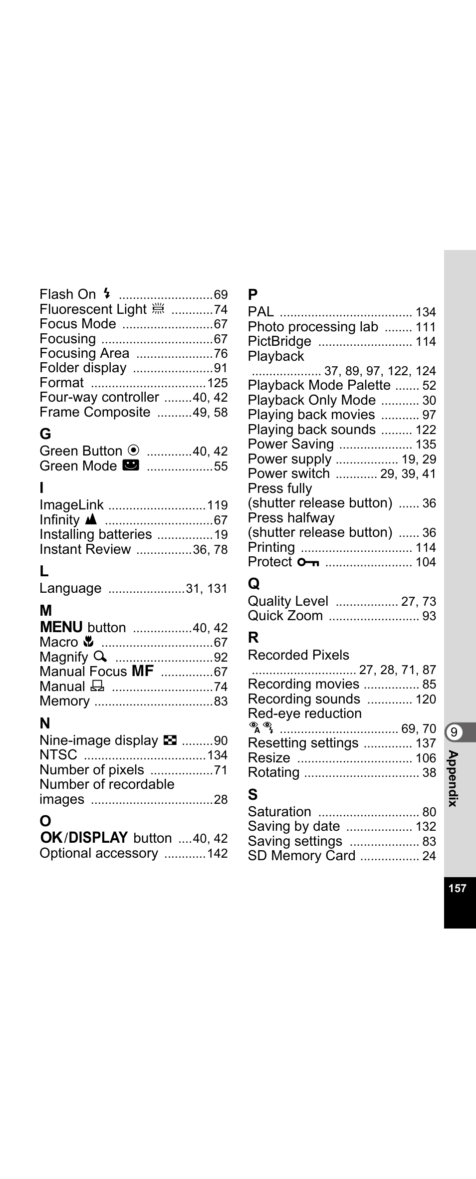 Pentax Optio E30 User Manual | Page 159 / 161