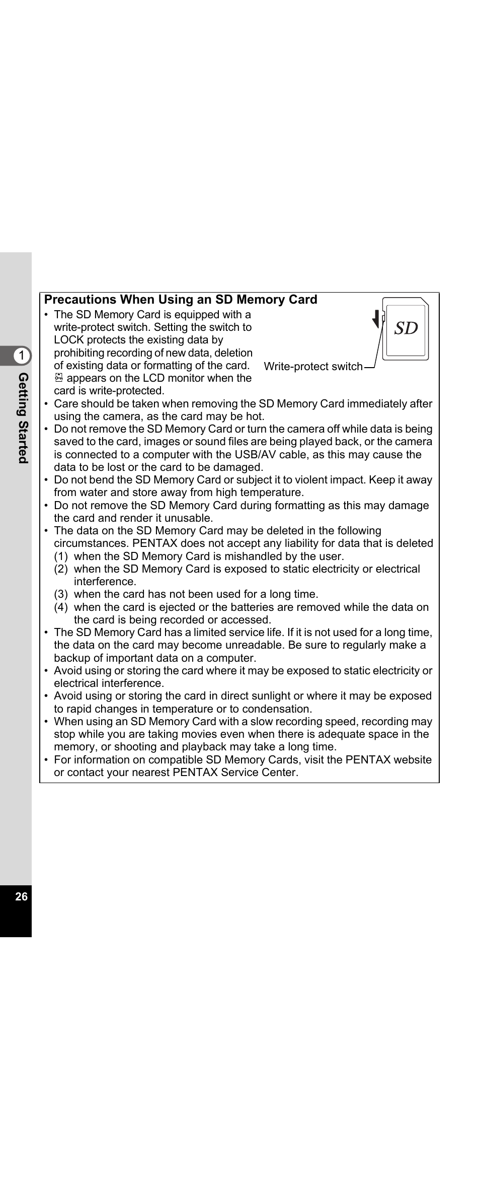 Pentax Optio E30 User Manual | Page 28 / 161