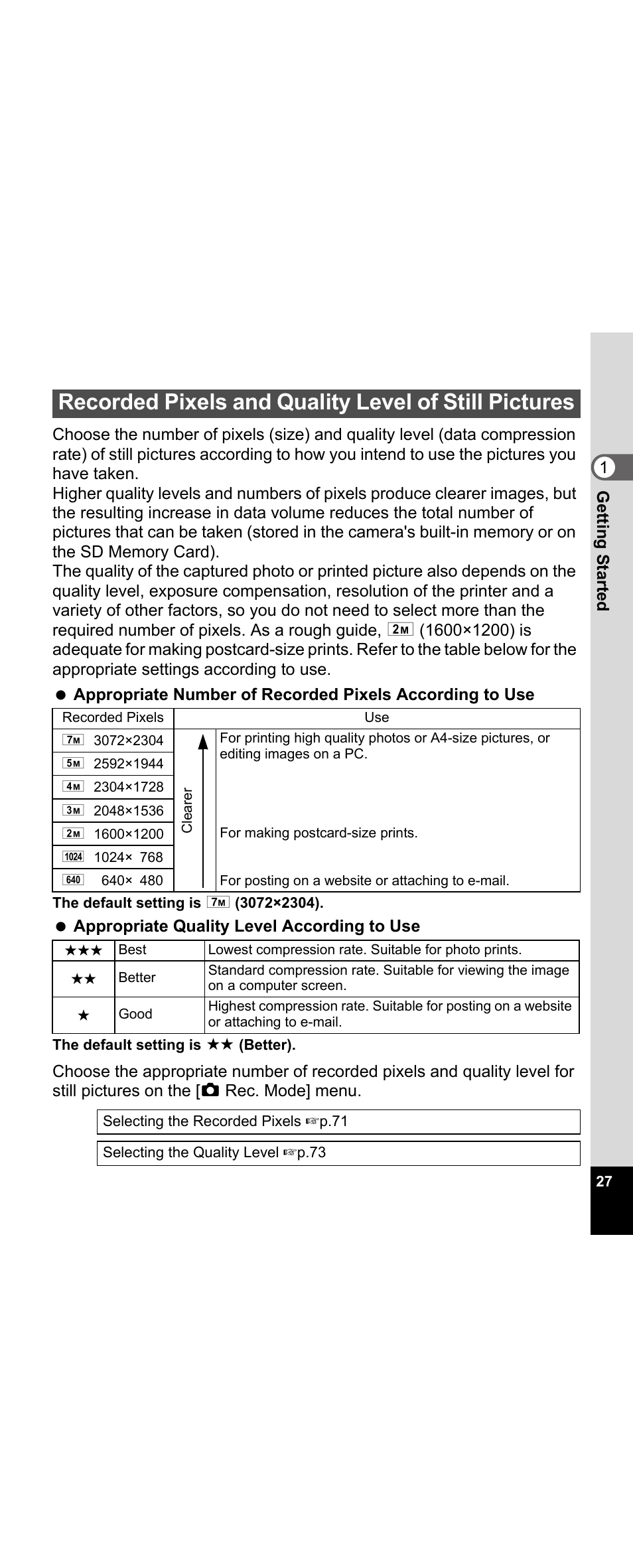 Pentax Optio E30 User Manual | Page 29 / 161