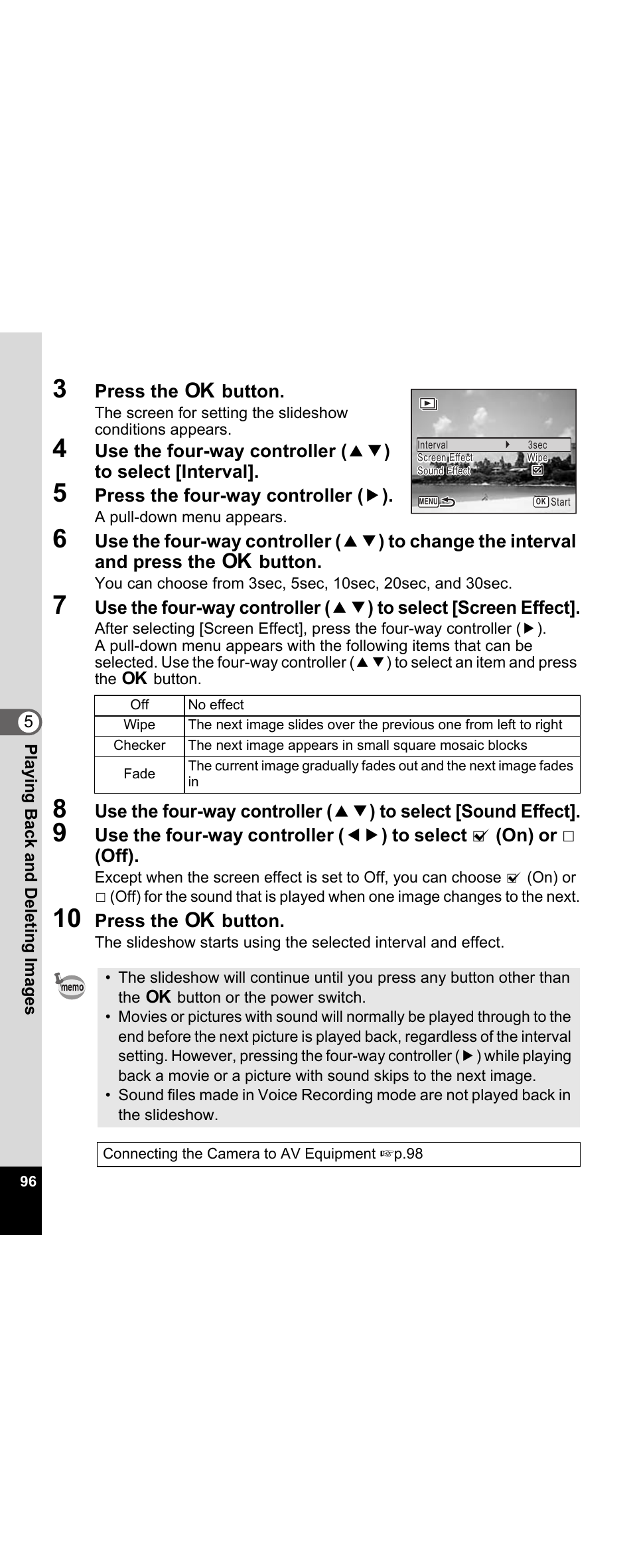 Pentax Optio E30 User Manual | Page 98 / 161