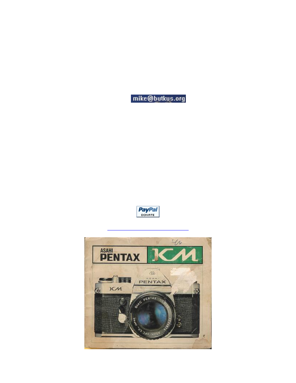 Pentax KM Camera User Manual | 18 pages