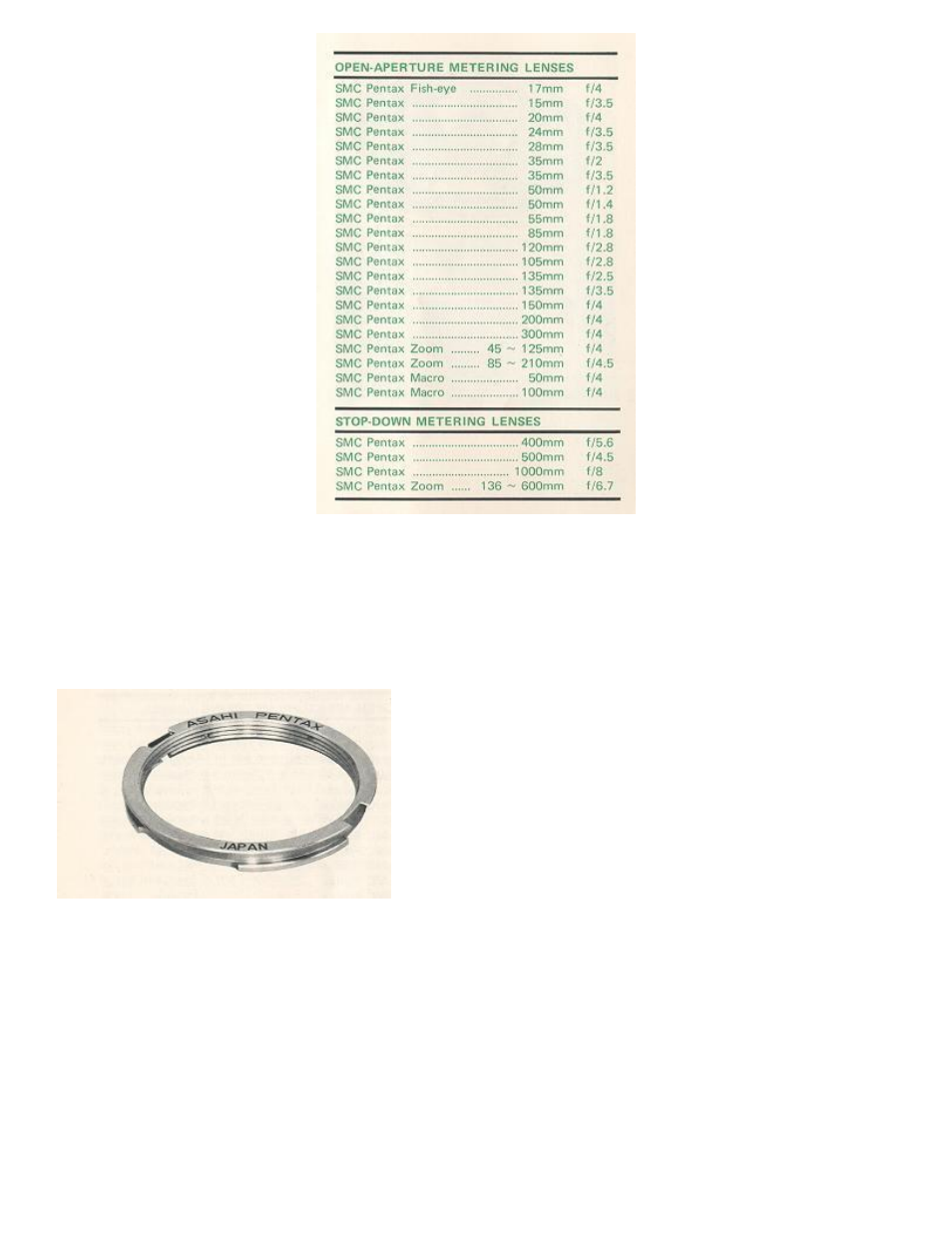 Pentax KM Camera User Manual | Page 15 / 18