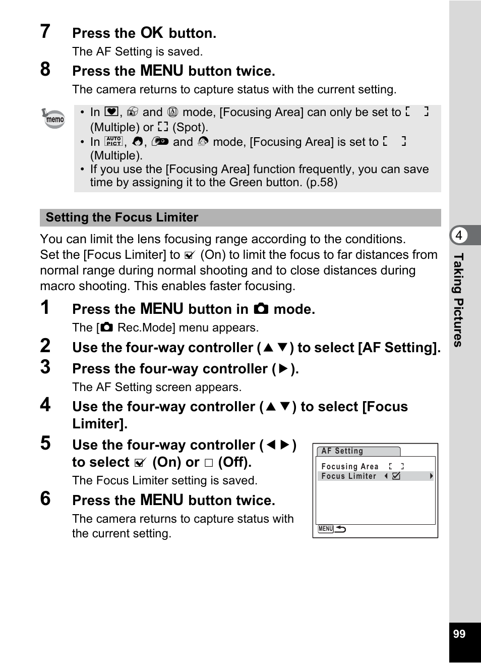 P.99 | Pentax Optio W20 User Manual | Page 101 / 208