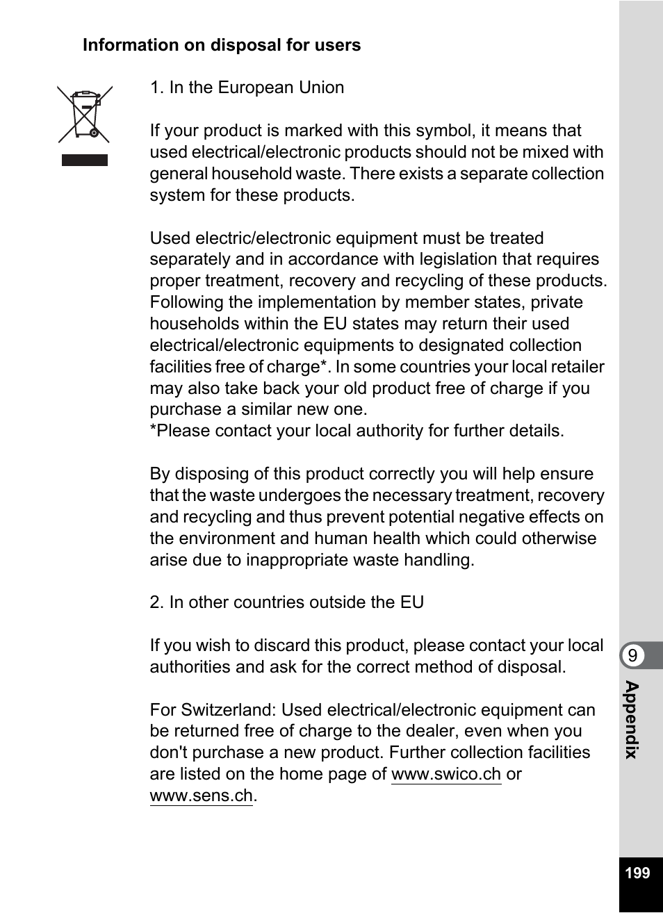 Pentax Optio W20 User Manual | Page 201 / 208