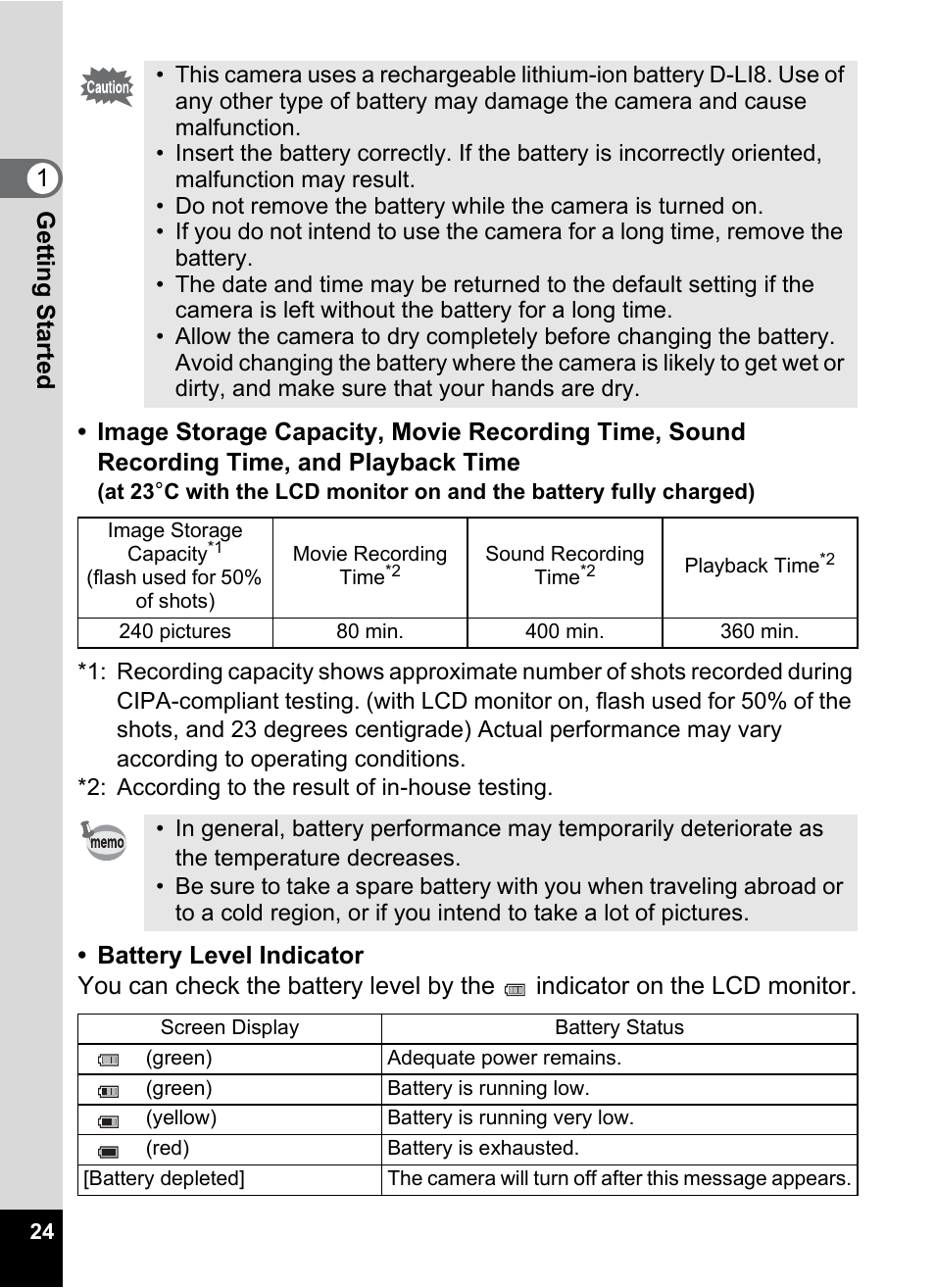 P.24) | Pentax Optio W20 User Manual | Page 26 / 208