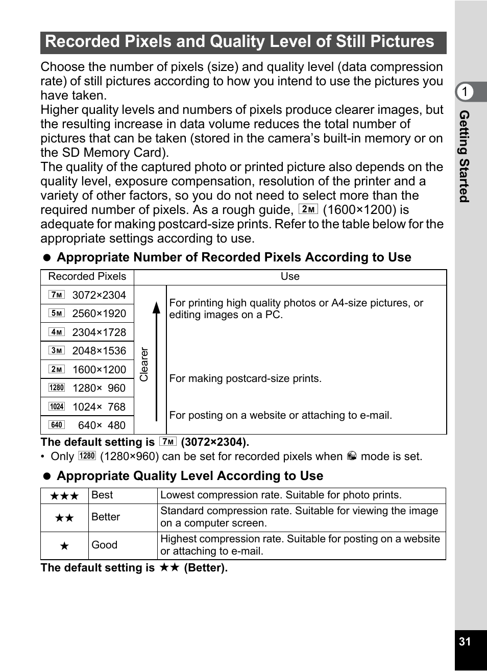Pentax Optio W20 User Manual | Page 33 / 208