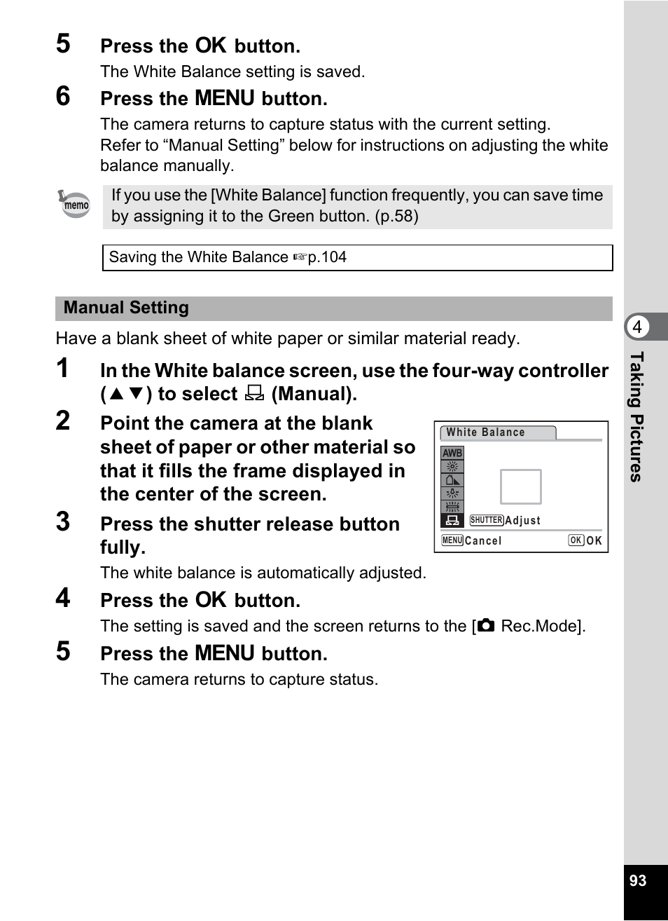 Pentax Optio W20 User Manual | Page 95 / 208