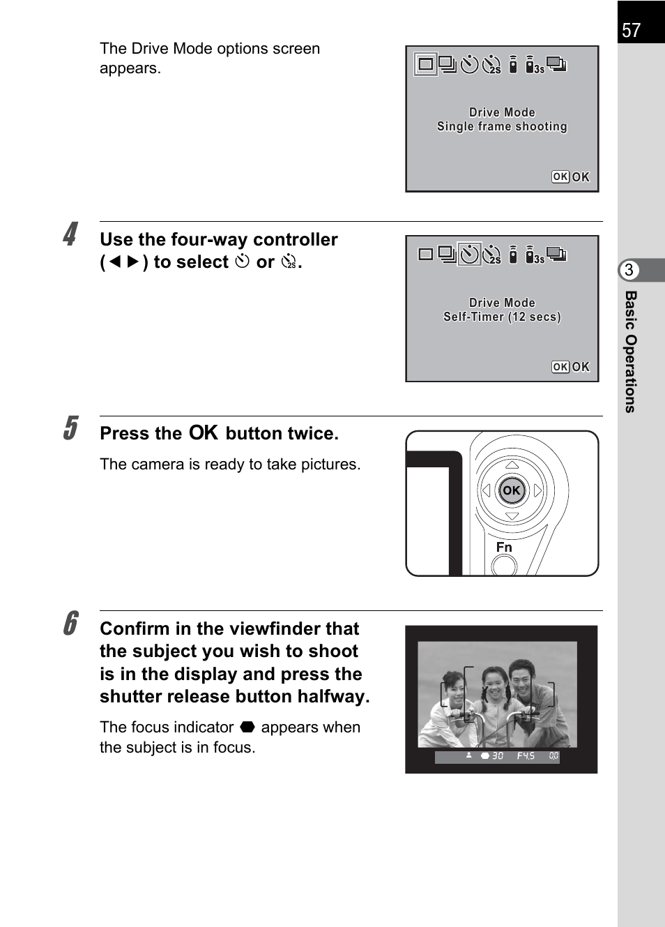 Press the 4 button twice | Pentax IST DS2 User Manual | Page 59 / 212