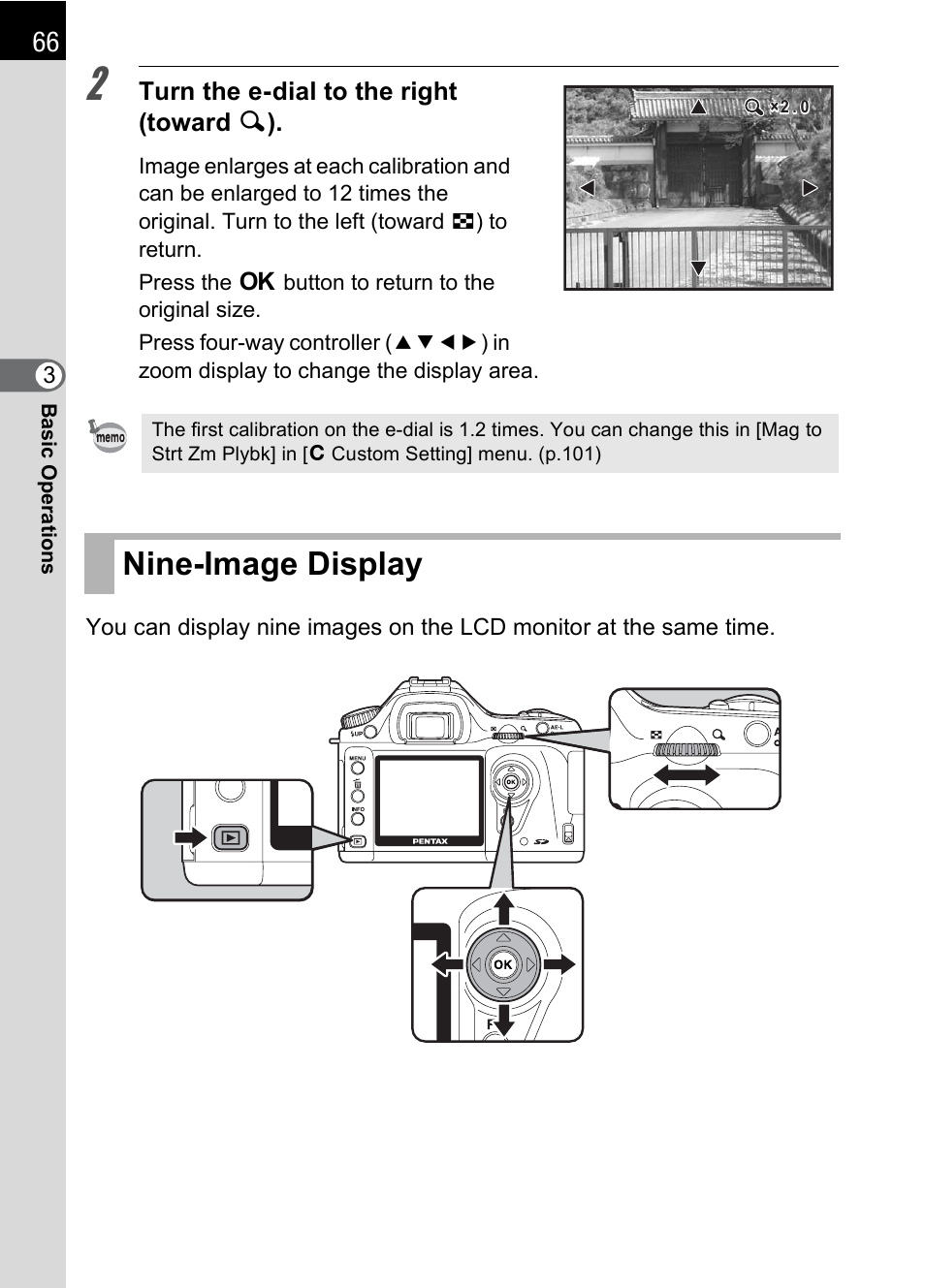 Nine-image display | Pentax IST DS2 User Manual | Page 68 / 212